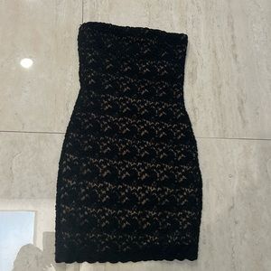 Danielle and rebecca Black knit dress